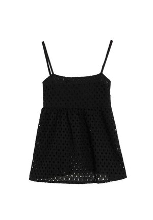 Scalpers, SCALPERS ENGLISHEMB TOP - Top - black