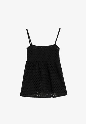 Scalpers, SCALPERS ENGLISHEMB TOP - Top - black