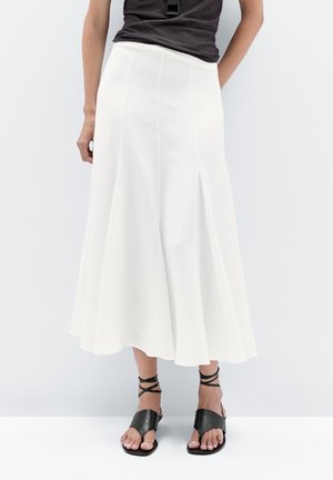 Massimo Dutti A-lijn rok - white