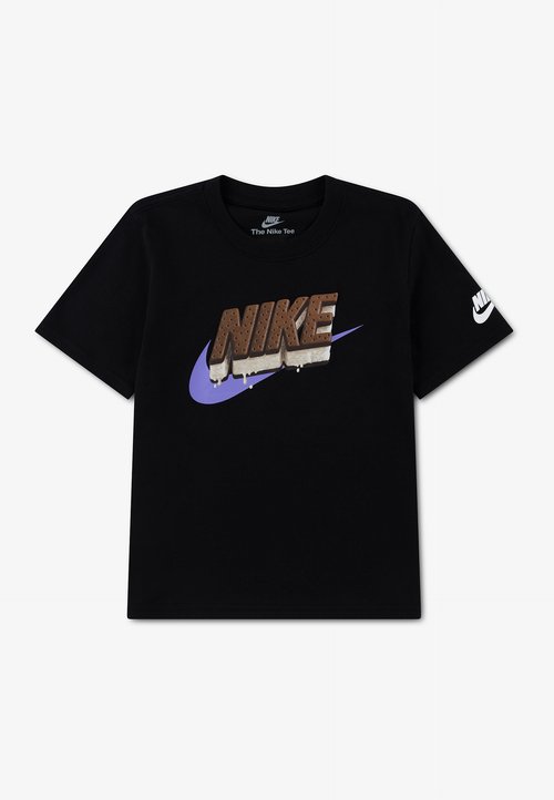 Nike Sportswear ICE CREAM SANDWICH - Tricou cu imprimeu - black