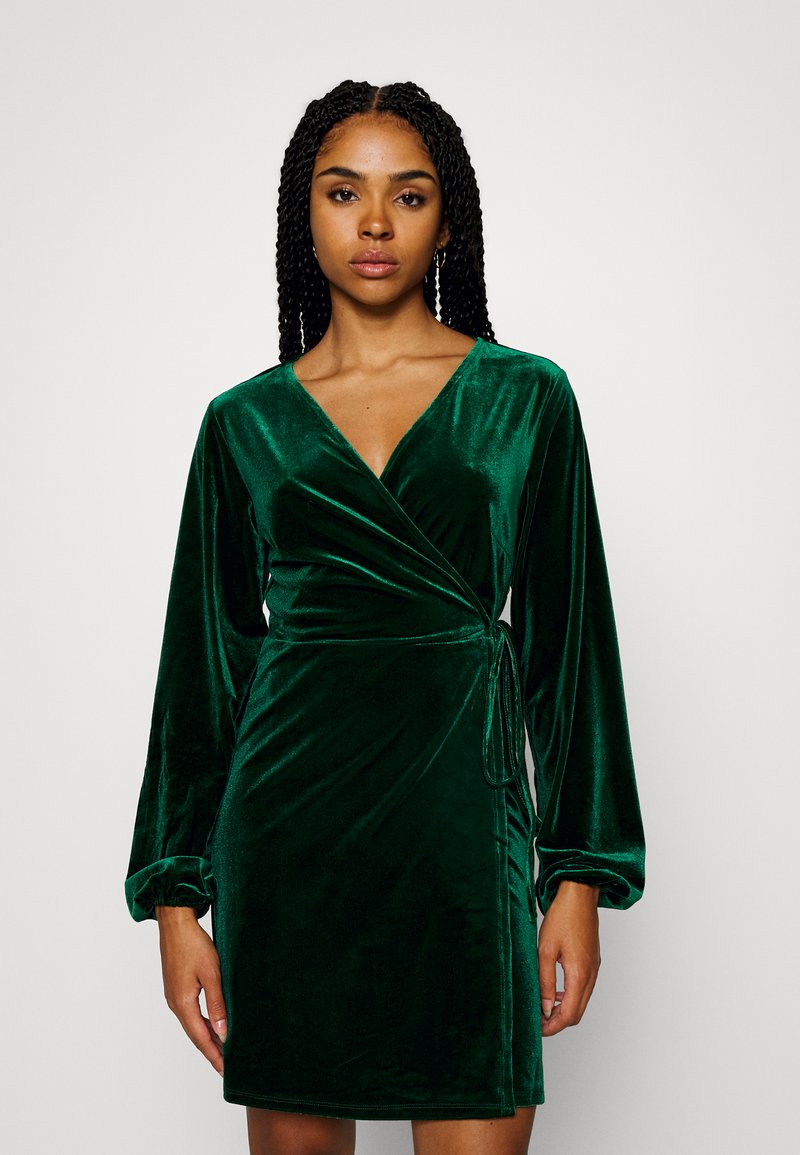 VILA Petite Cocktail dress / Party dress dark green Zalando.ie