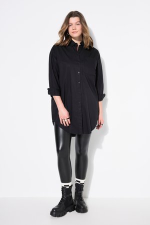 Studio Untold, LONGBLOUSE LONG-SLEEVE BUSINESSBLOUSE - Camicia - black