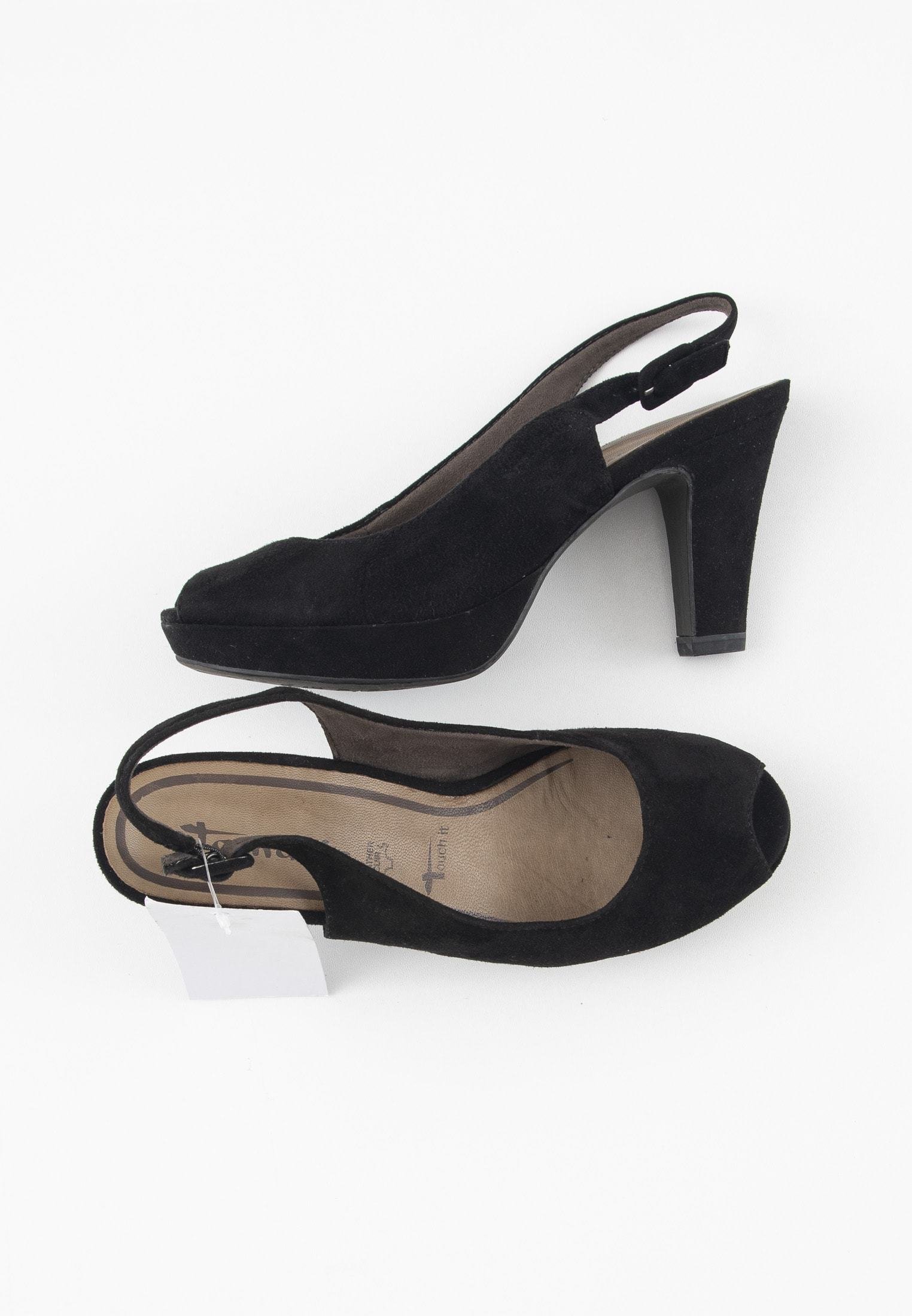 Tamaris Peep toes - black - (Pre-owned) - Zalando.de
