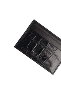 Hackett London CROC - Portemonnee - black