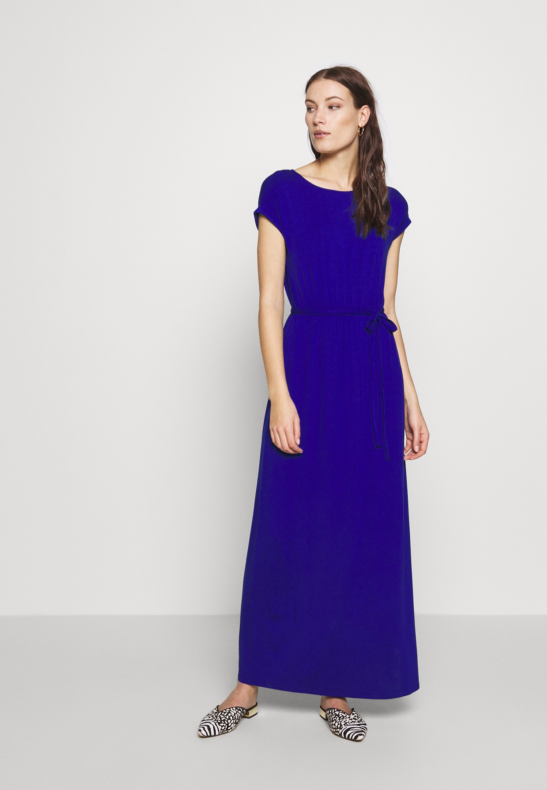Dorothy Perkins COBALT PLAIN ROLL SLEEVE Maxikjole Dorothy Perkins COBALT PLAIN ROLL SLEEVE - Maxikjole - cobalt