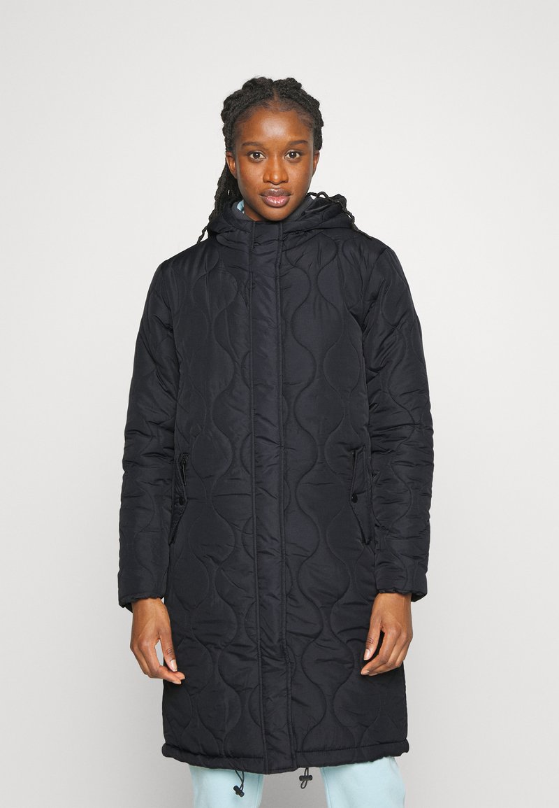 Cotton On Body LONGLINE QUILTED JACKET Talvitakki black/musta Zalando.fi