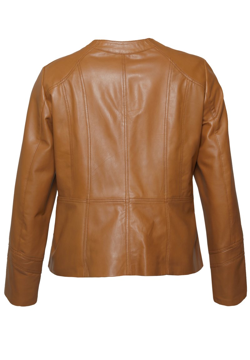 Damen Leichte Jacken | JCC Lederjacke cognac - WA20742 Damen Leichte Jacken | JCC Lederjacke cognac - WA20742