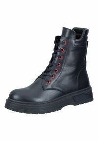 Manitu Plateaustiefelette - schwarz