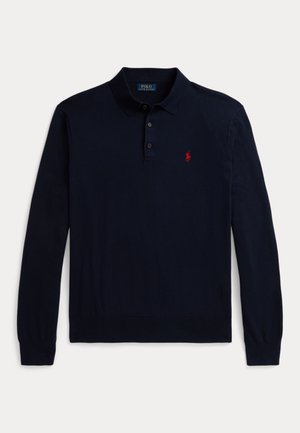 Polo Ralph Lauren COTTON POLO-COLLAR SWEATER - Jumper - hunter navy