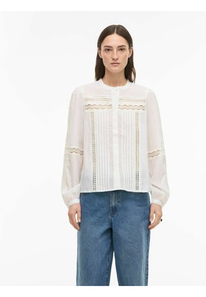 MANDARINKRAGEN - Blouse - cloud dancer