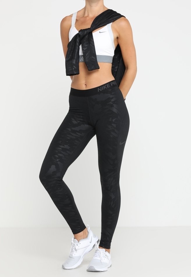 women's nike pro cropped camo training tights
