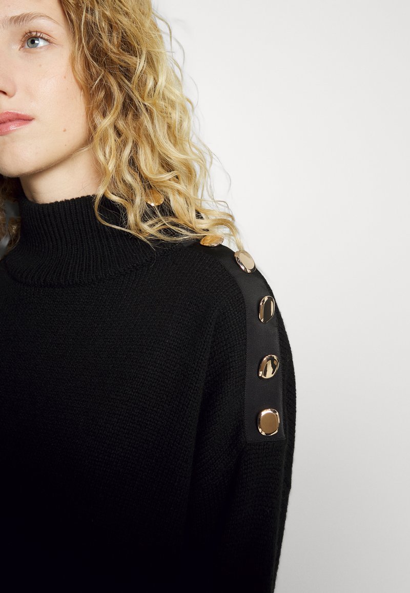 Damen Bekleidung | Claudie Pierlot MALO Strickpullover noir/schwarz - OP48053 Damen Bekleidung | Claudie Pierlot MALO Strickpullover noir/schwarz - OP48053