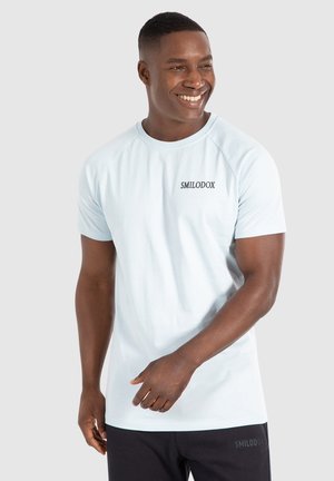 Smilodox Print T-shirt - hellblau