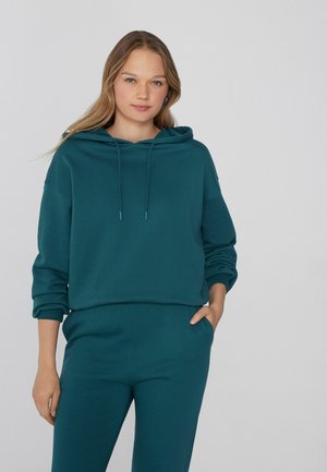 Mikina s kapucí - green