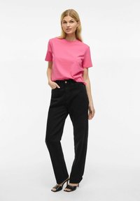 VILA NORA S/S NOOS - T-shirts basic - sangria sunset