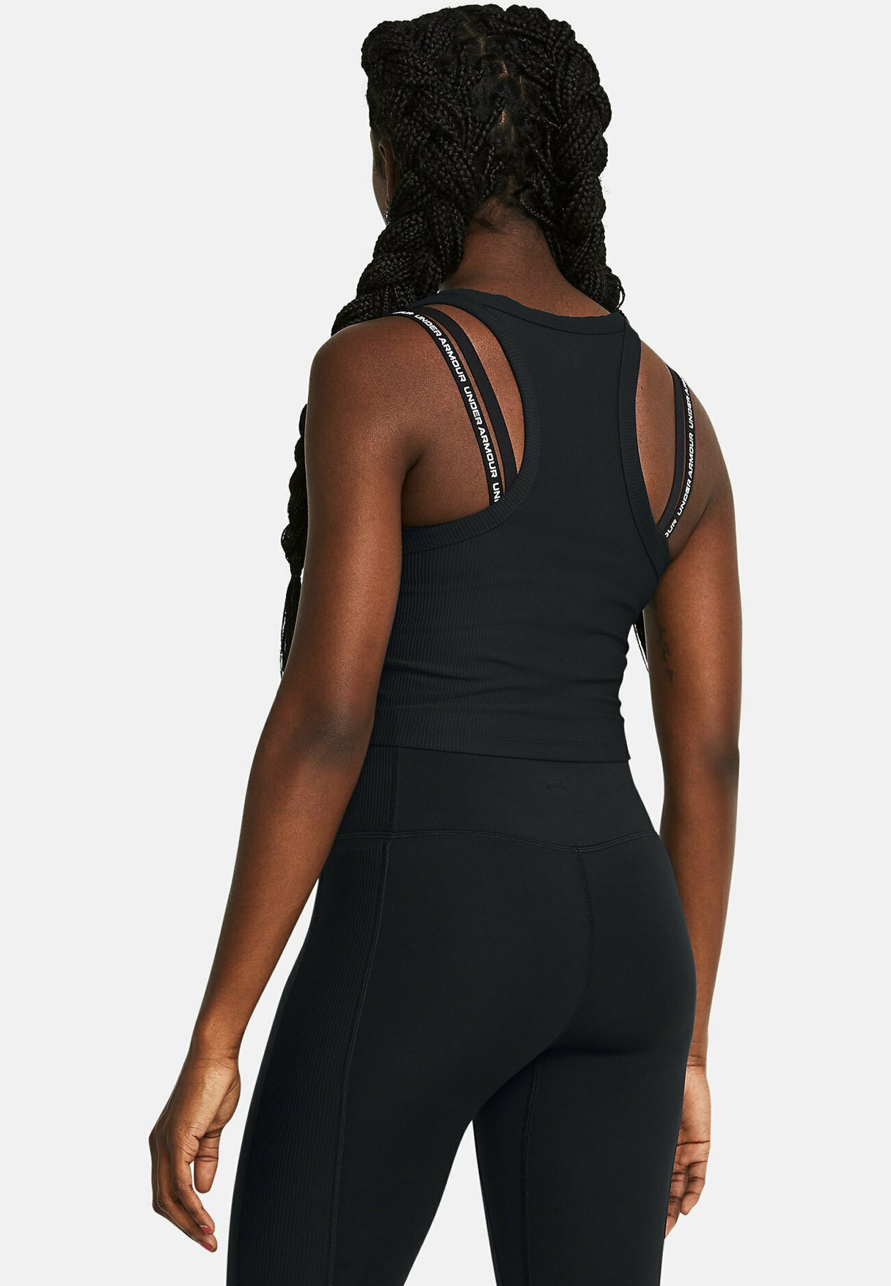 SLEEVELESS MERIDIAN CROP TANK