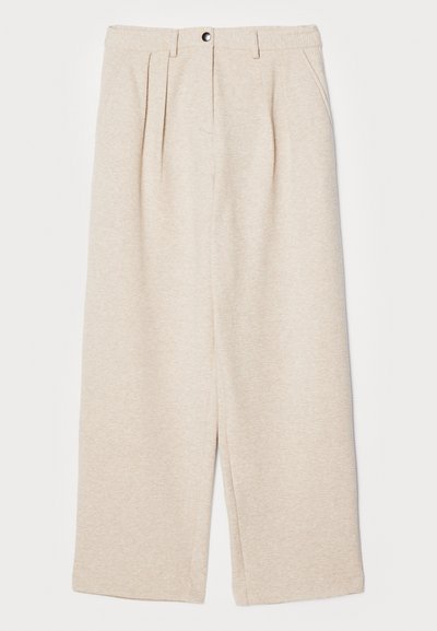 Proenza Schouler White Label TRISTAN PANT IN CLOQUE - Hlače - oatmeal melange