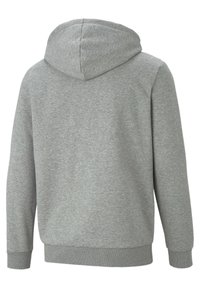 Puma BIG LOGO HOODIE - Mikina na zip - medium gray heather