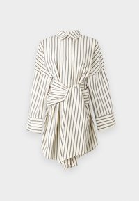 ALTHEA TIE UP DRESS - Shirt dress - black