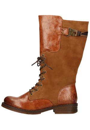 Rieker Lace-up boots - cognac/reh
