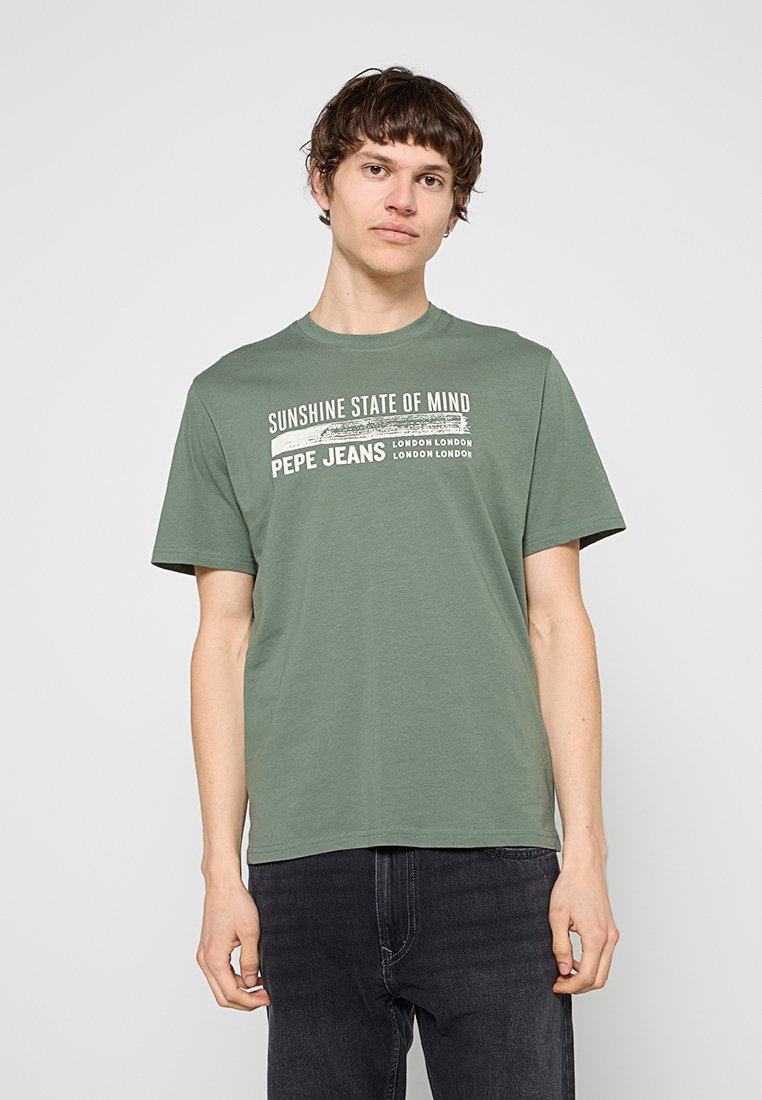 Pepe Jeans T-shirt print groen