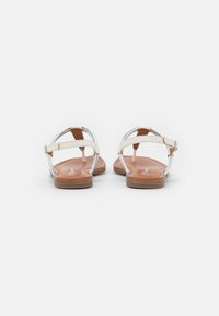Tamaris T-bar sandals - white/silver