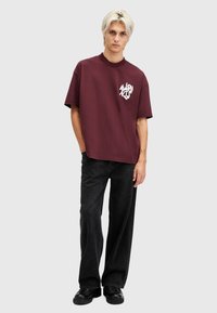 AllSaints ORLANDO CREW - Camiseta estampada - red