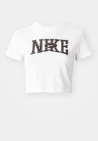 SLIM CROP TEE STREET - T-shirt con stampa - sail