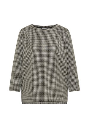 Cecil, 3/4-SLEEVE SHIRT IN A HOUNDSTOOTH PATTERN - T-shirt à manches longues - raw khaki
