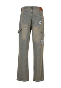 Karl Kani WORKWEAR DIRTY - Džíny Relaxed Fit - vintageblue