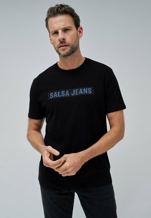 Salsa Jeans T-shirt imprimé - schwarz