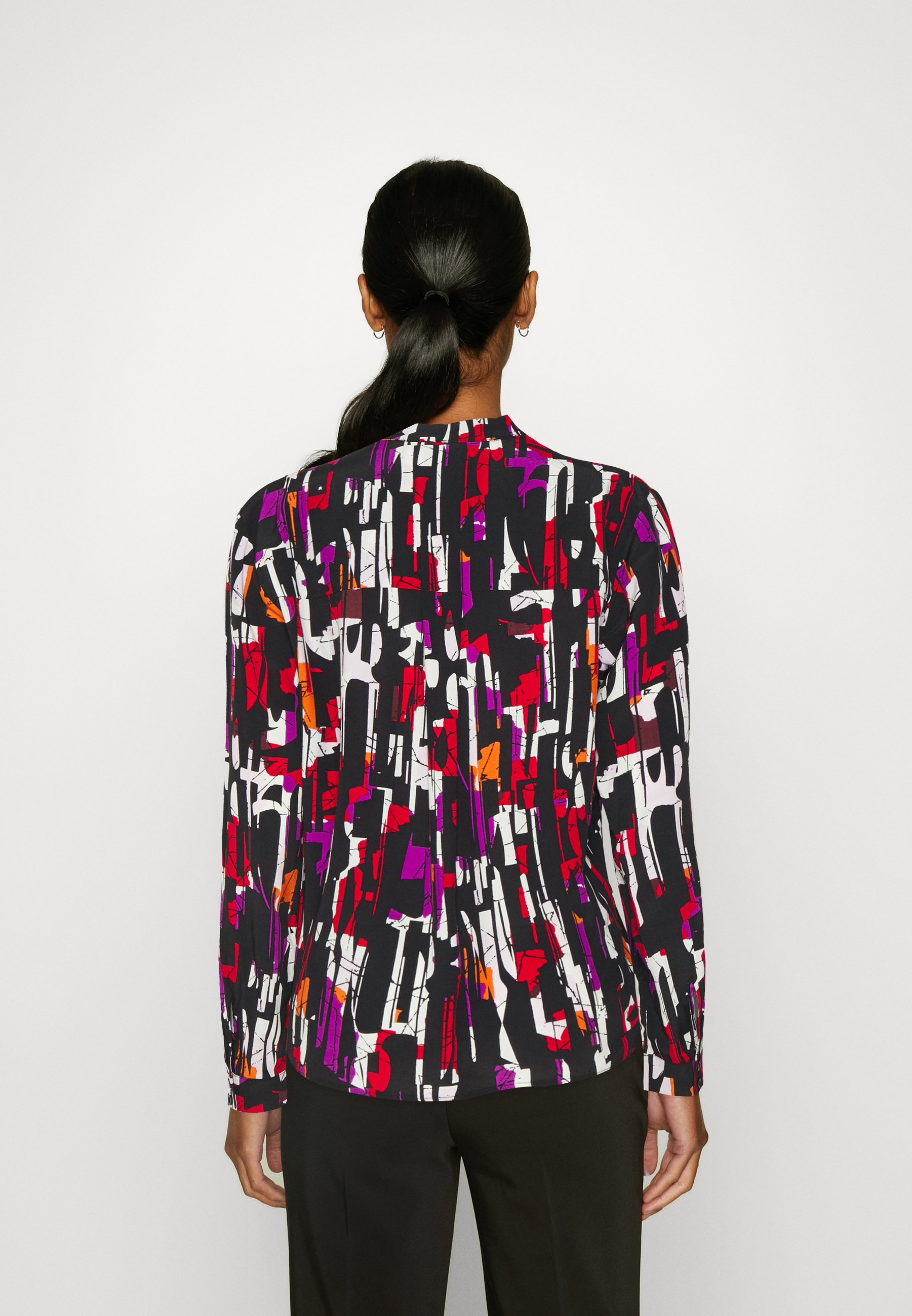 Chemisier Esprit Rayé Asymétrique - Taille 42 - Occasion Très Bon état - Modèle K517