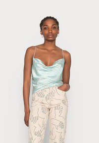 Monki Top - turquoise bright
