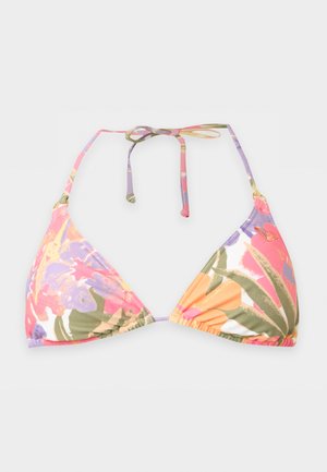 Roxy, HAZEY HIBISCUS TIKI TRI - Haut de bikini - cloud dancer