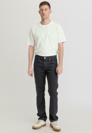 hessnatur REGULAR - Straight leg jeans - black
