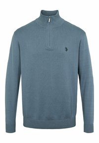 BRISON HALF ZIP - Svetr - china blue
