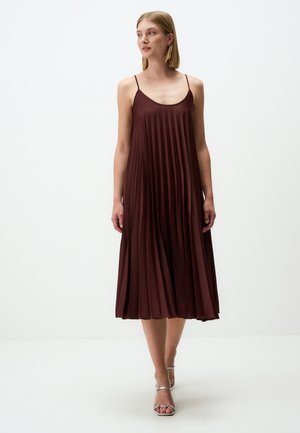 Jimmy Key STRAPPY U NECK MIDI  - Vestito casual - brown