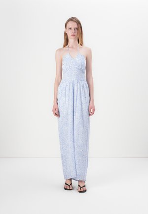 MULTI WAY STRAPLESS SMOCKED WAIST JUMPSUIT - Jumpsuit - white