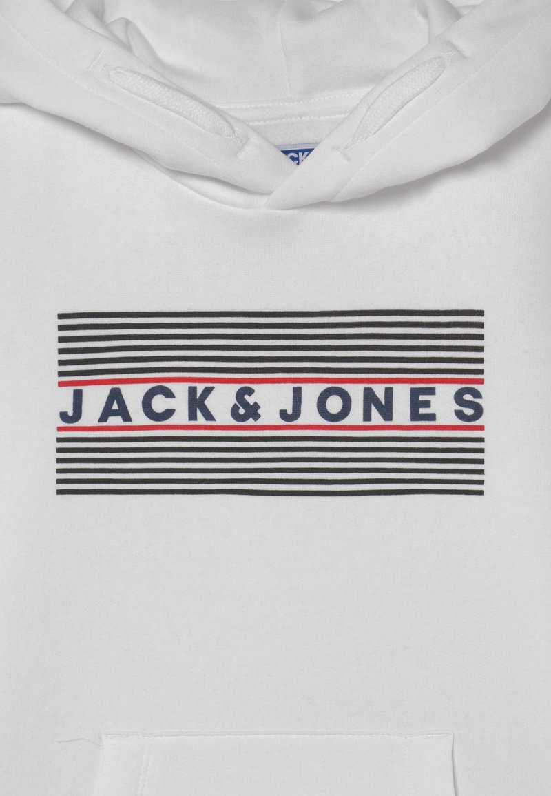 Kinder Pullover | Jack & Jones Junior JJECORP LOGO HOOD JR Kapuzenpullover white/weiß - BQ03528 Kinder Pullover | Jack & Jones Junior JJECORP LOGO HOOD JR Kapuzenpullover white/weiß - BQ03528