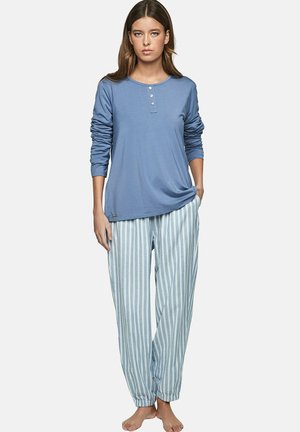 MANCHES LONGUES OXFORD SET  - Pyjama - bleu