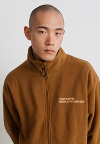 Carhartt WIP FLYING DUCKS LINER - Jakna iz flisa - hamilton brown