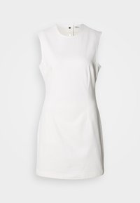 CAP SLEEVE DRESS - Denimové šaty - chalk white