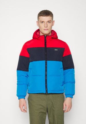 Piumino - red/abysm utramarine