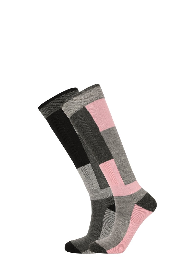 Whistler CORSICANA 2-PACK SKI UNISEX - Knästrumpor - orchid pink