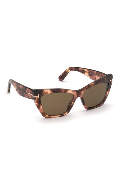 Tom Ford FT0871 KATZENFORM - Zonnebril - havanna farbenfroh