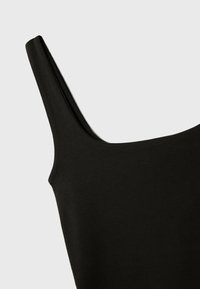 Stradivarius WITH A SQUARE-CUT NECKLINE - Top - black