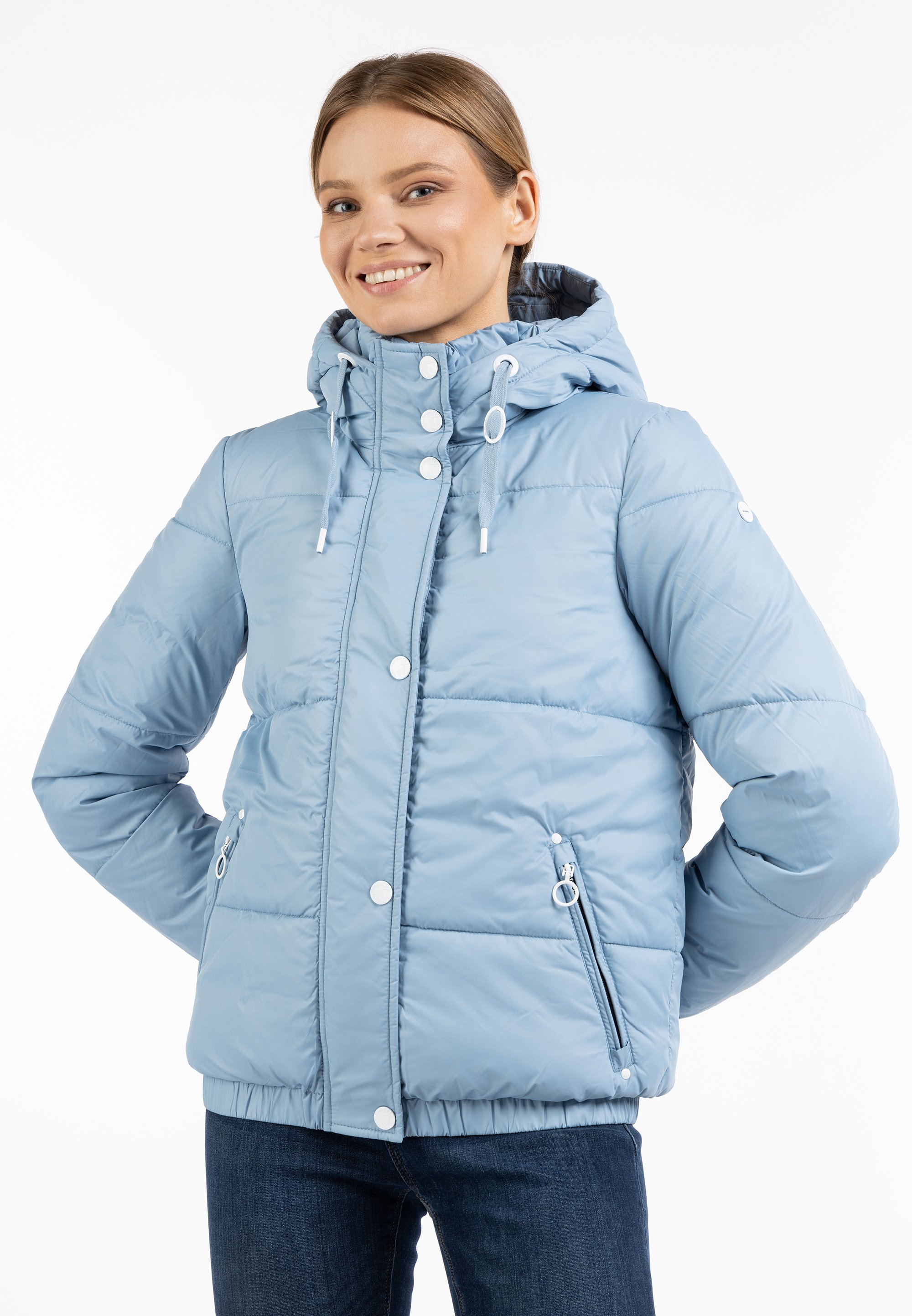 Regenjacke Wasserabweisende Dreimaster Parka Dunkelblau