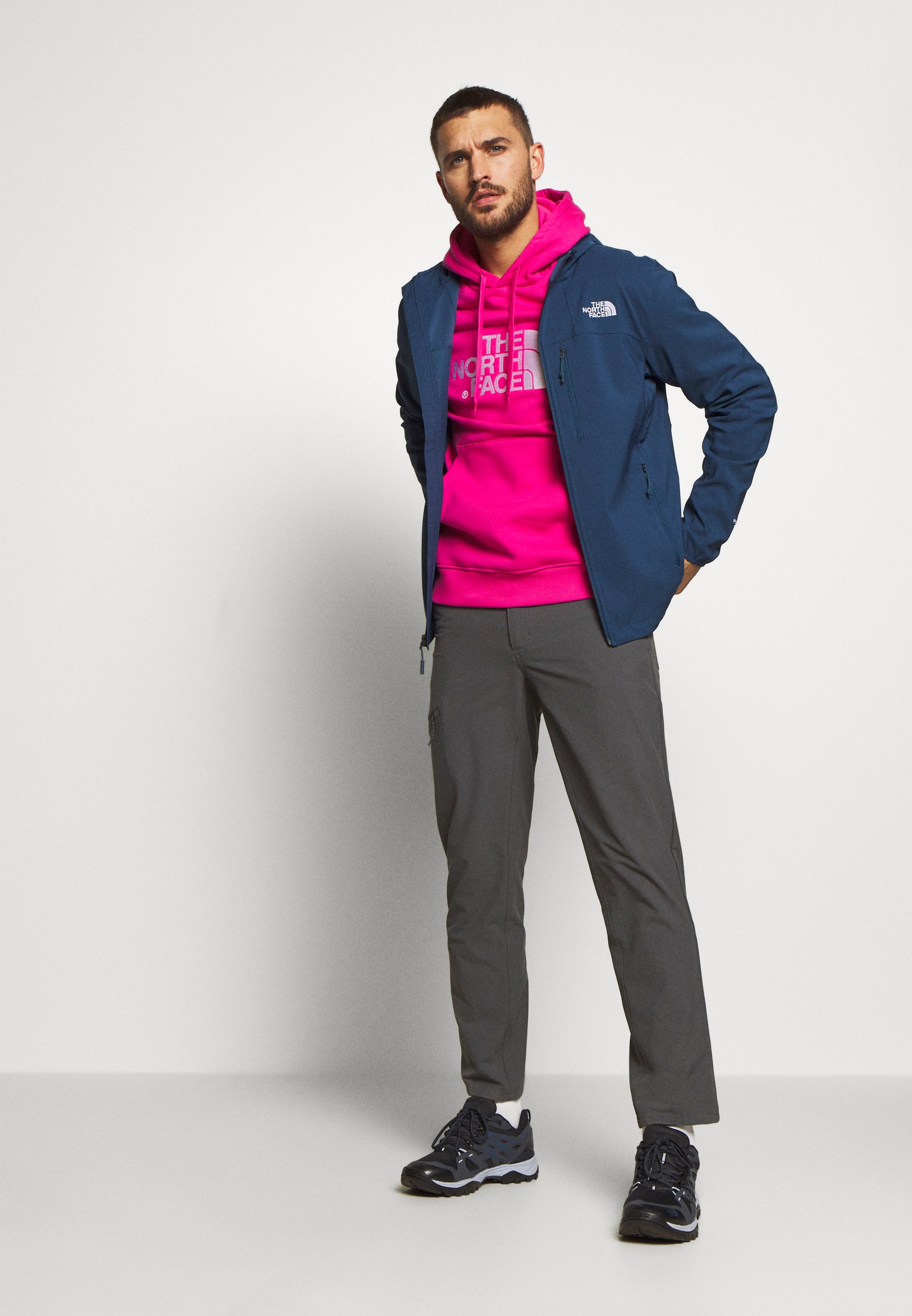 north face blue wing teal hoodie