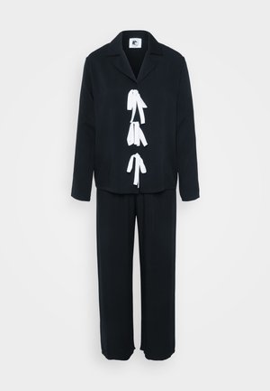 THE BOW PAJAMA - Yöasusetti - black