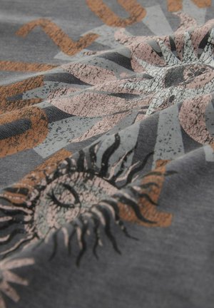 Next REGULAR FIT - GRAPHIC  - Print T-shirt - grey celestial